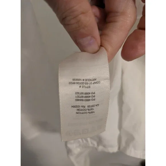 Wilfred Free Aritzia 100% Cotton Essential Oversized Oxford Shirt Button Down M - Picture 5 of 7